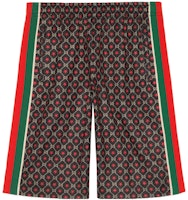 Gucci All-Over Print Side-Striped Brown Shorts 575736-XJBA6-1145 Gucci All-Over Print Side-Striped Brown Shorts 575736-XJBA6-1145