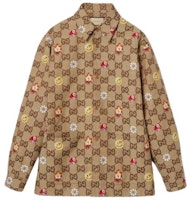 Gucci All-Over Print Single Breasted Brown Jacket for Men 781240-ZAQAK-2580 Gucci All-Over Print Single Breasted Brown Jacket for Men 781240-ZAQAK-2580