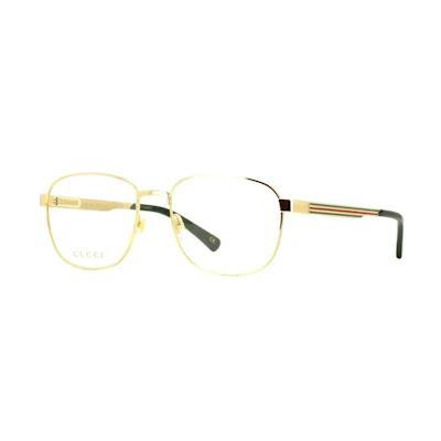 GUCCI Alloy Square Optical Frames Unisex - Minimalist & Elegant Design GG1225O-002