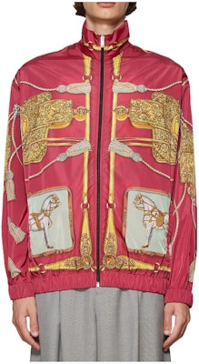 グッチ アニマルプリント ジップアップジャケット バーガンディ 587368-XJBOY-5153 Buy グッチ アニマルプリント ジップアップジャケット バーガンディ 587368-XJBOY-5153