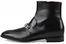 Buy Botte Cheville Gucci ''Cuir Noir'' 746688-AABUV-1000