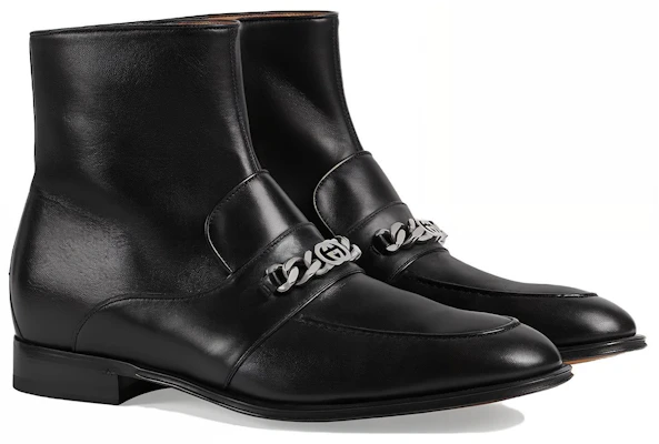 Botte Cheville Gucci ''Cuir Noir'' 746688-AABUV-1000 Lookbook Botte Cheville Gucci ''Cuir Noir'' 746688-AABUV-1000