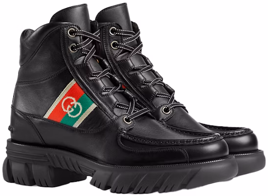 Gucci Ankle Boot 'Interlocking G - Black' 663368-DTNE0-1080 Lookbook Gucci Ankle Boot 'Interlocking G - Black' 663368-DTNE0-1080