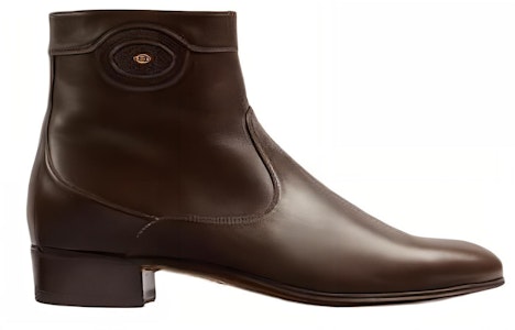 古驰深棕色拉链短靴 719742-06F00-2140 Order 古驰深棕色拉链短靴 719742-06F00-2140