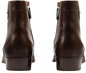 古驰深棕色拉链短靴 719742-06F00-2140 Shop 古驰深棕色拉链短靴 719742-06F00-2140