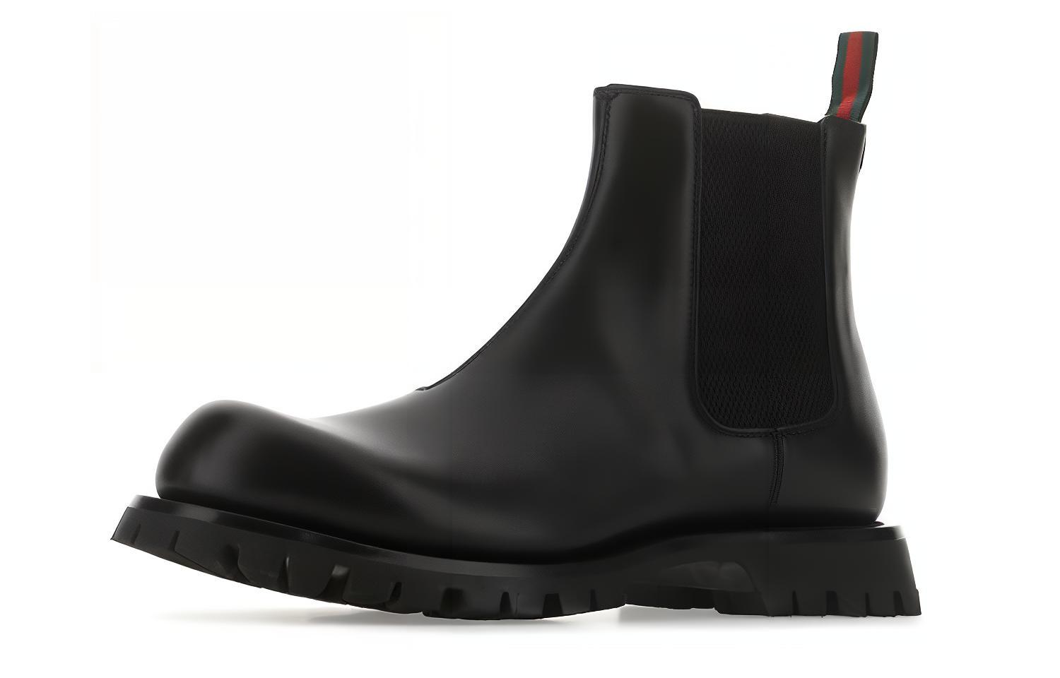 Lookbook But Kasut Buku Gucci 'Hitam Kasual Ringkas' 643619-DNTB0-1063