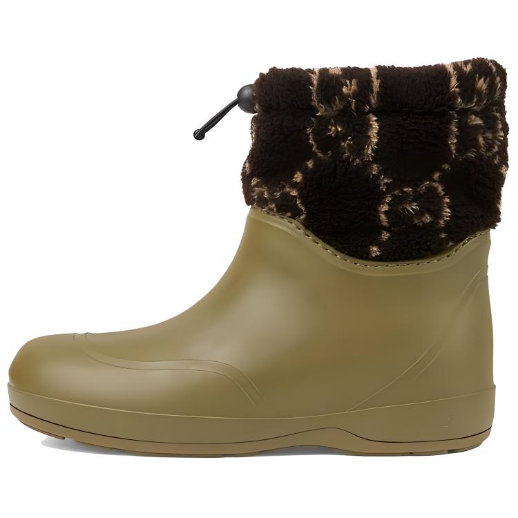 Gucci Ankle Boot 'Two-Toned Teddy - Green Brown' 758813-9AAD4-3541