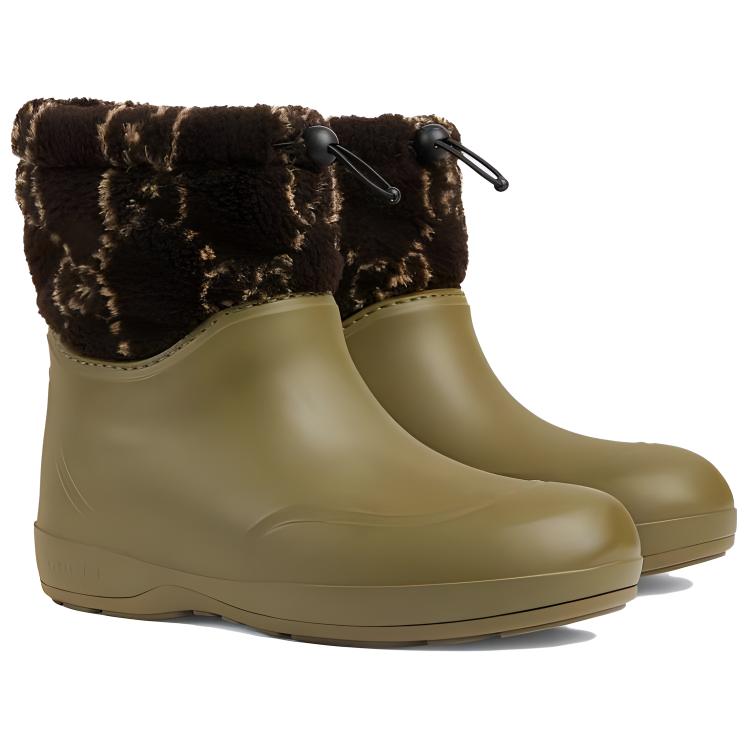 Lookbook Bota Gucci Tobillera 'Bicolor Teddy - Verde Marrón' 758813-9AAD4-3541