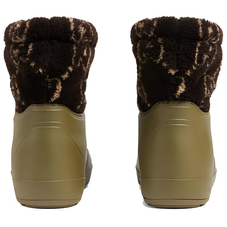 Purchase Bota Gucci Tobillera 'Bicolor Teddy - Verde Marrón' 758813-9AAD4-3541