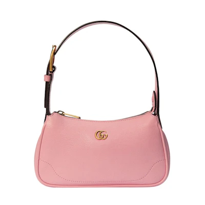 Gucci Aphrodite Shoulder Bag With Double G Light Pink