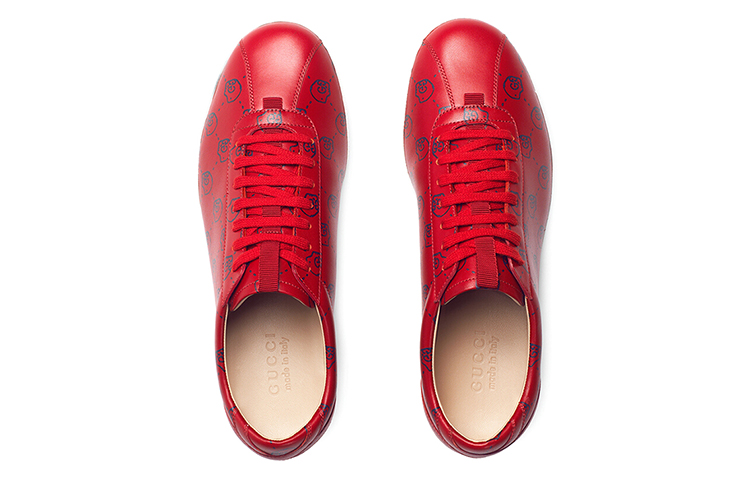 Lookbook Gucci Apollo GG Ghost Crâne Bas ''Rouge'' 407756-DW430-8991