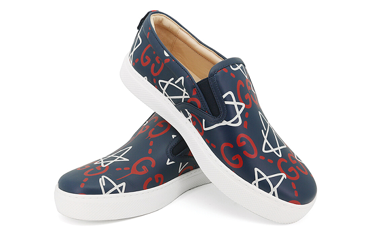 Shop Gucci Apollo Slip-On ''Mini Star'' Chaussures 407364-DSS30-4176