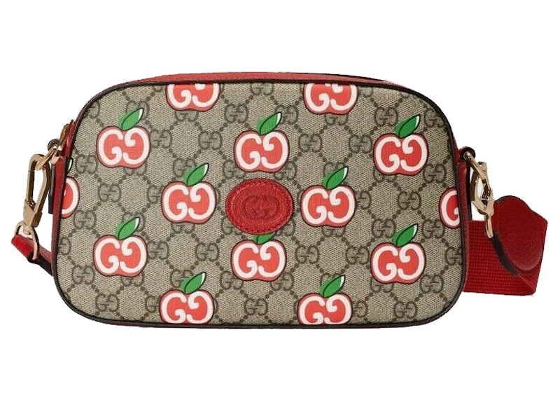 Gucci Apple Messenger Bag Beige/Brown