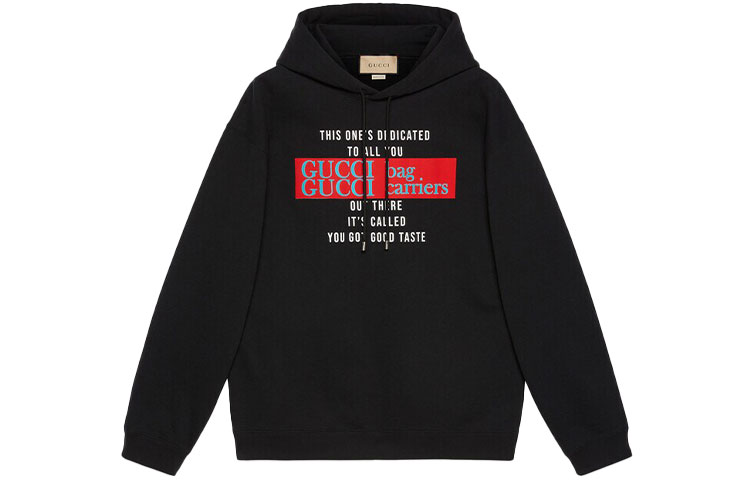 Gucci Aria "Fashion Aria" FW21 Logo Hoodie Black (Men) 681220-XJD1D-1152