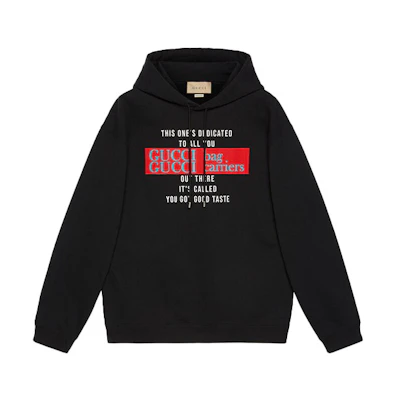 Gucci Aria "Fashion Aria" FW21 Logo Hoodie Black (Men) 681220-XJD1D-1152