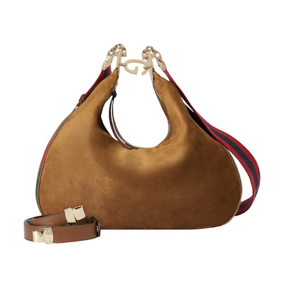 Gucci Attache Shoulder Bag Large Burgundy/Multi