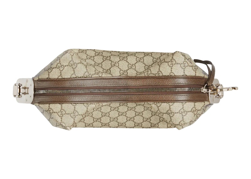 Gucci Attache Shoulder Bag Large GG Supreme Beige/Ebony/Multi 圖 3