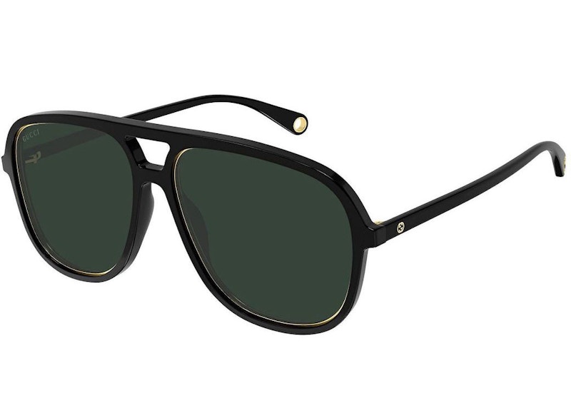 Gucci Aviator Sunglasses Black (GG1077S-002-57)