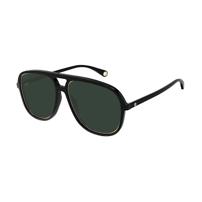 Gucci Aviator Sunglasses Black (GG1077S-002-57)