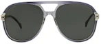 Order Gucci 飛行員太陽眼鏡 灰色/銀色/灰色 (GG1104S-30012810-001)