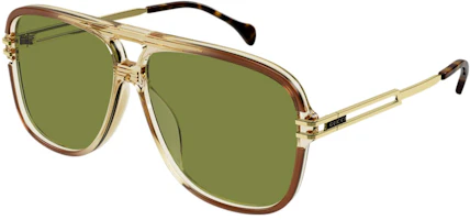 GUCCI Aviator Sunglasses Unisex with Metal and Acetate Frame. GG1105S-003 GUCCI Aviator Sunglasses Unisex with Metal and Acetate Frame. GG1105S-003