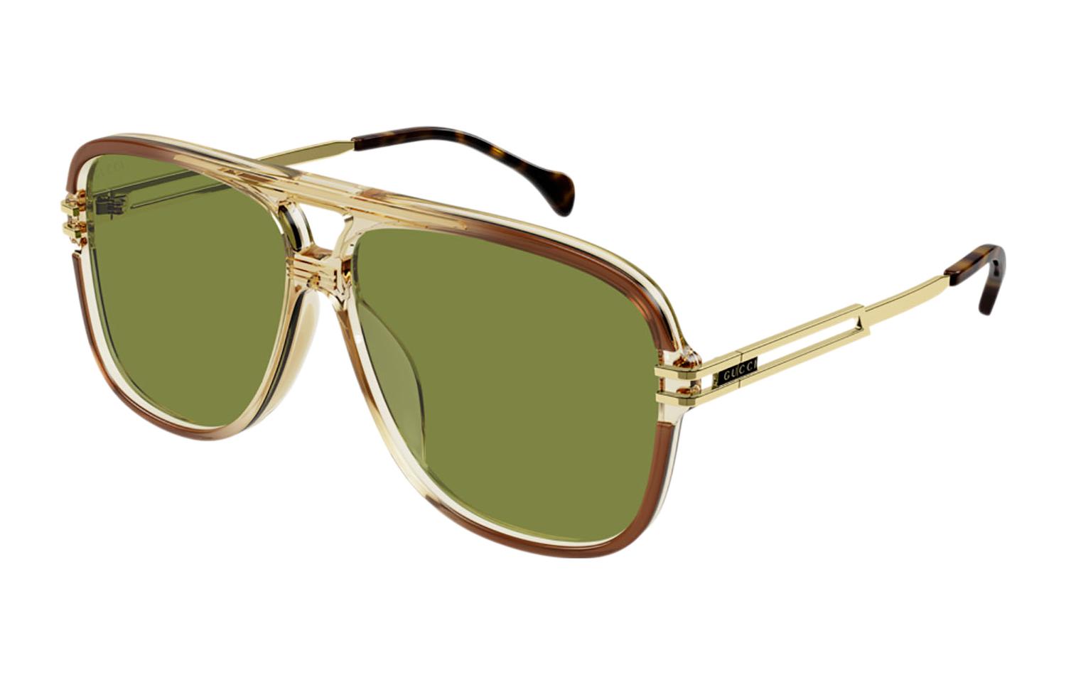Order Gafas de Sol GUCCI Aviador Unisex con Montura de Metal y Acetato. GG1105S-003