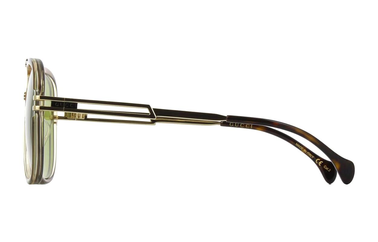 Purchase Gafas de Sol GUCCI Aviador Unisex con Montura de Metal y Acetato. GG1105S-003