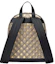 Order Mochila Gucci GG Supreme Pequeña Abejas Doradas Beige/Ébano/Negro