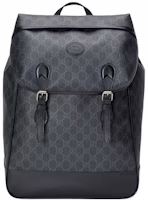 Gucci Backpack Medium GG Supreme Canvas Black/Grey Gucci Backpack Medium GG Supreme Canvas Black/Grey