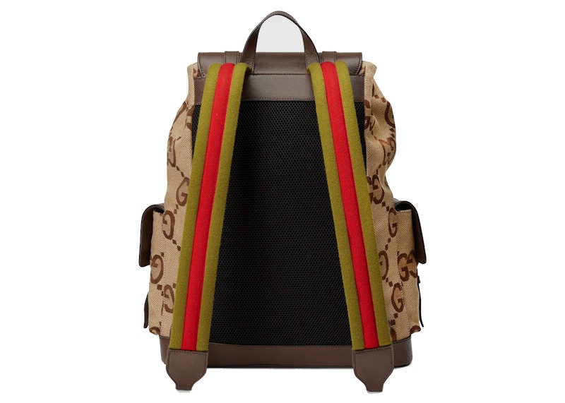 Gucci Backpack with Jumbo GG Camel/Ebony 圖 2