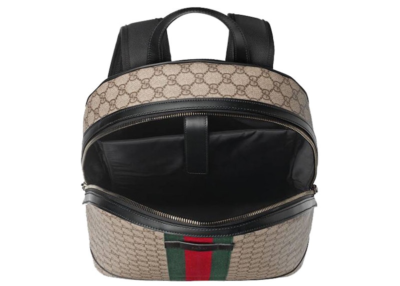 Gucci Backpack Zip Top GG Supreme Web Detail 圖 3