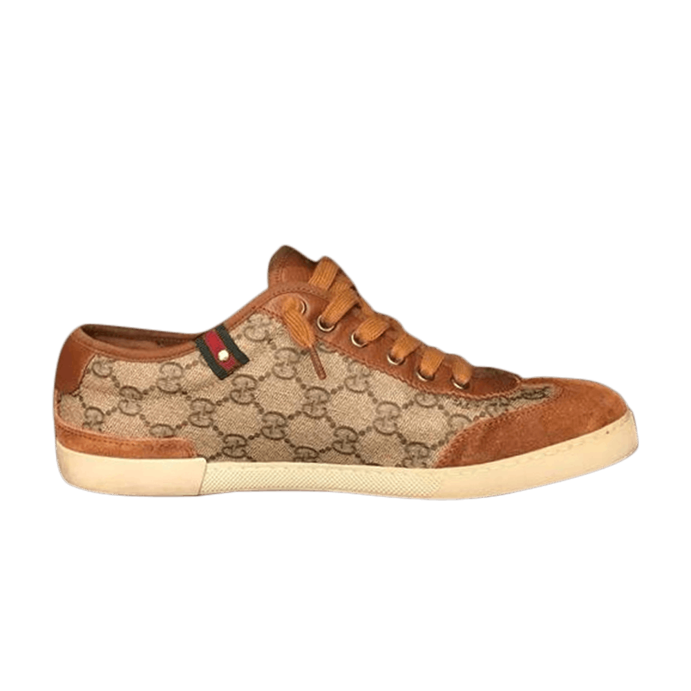 Gucci Barcelona GG Lace-Up 'Brown' 222734-FP180-9778
