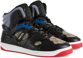 Gucci 篮球鞋高帮'黑色Demetra红' 673077-2SHG0-1066 Lookbook Gucci 篮球鞋高帮'黑色Demetra红' 673077-2SHG0-1066