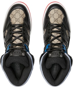 Gucci 篮球鞋高帮'黑色Demetra红' 673077-2SHG0-1066 Shop Gucci 篮球鞋高帮'黑色Demetra红' 673077-2SHG0-1066