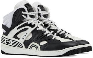グッチ バスケット ハイ "ブラックホワイト" 673087-2SH80-1064 Lookbook グッチ バスケット ハイ "ブラックホワイト" 673087-2SH80-1064