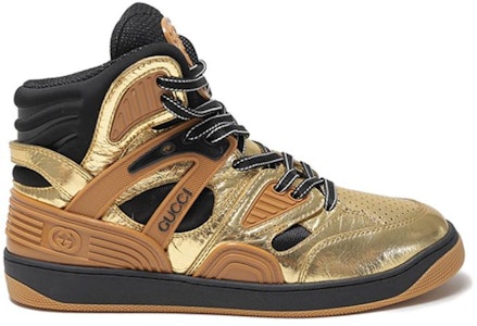 Sneakers Gucci Basket 'Coklat Emas Hitam' 724005-AABB8-8047 Order Sneakers Gucci Basket 'Coklat Emas Hitam' 724005-AABB8-8047