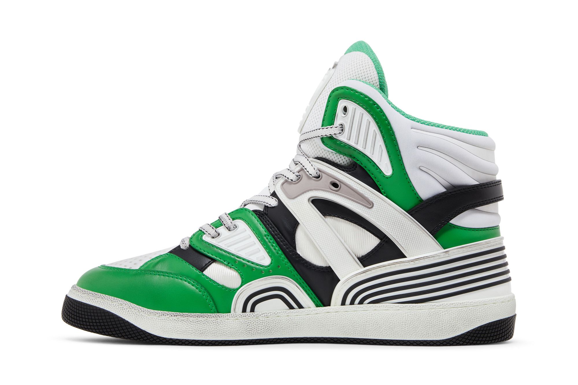 Lookbook Gucci Basket High ''Groen Demetra'' 661301-2SH90-3760