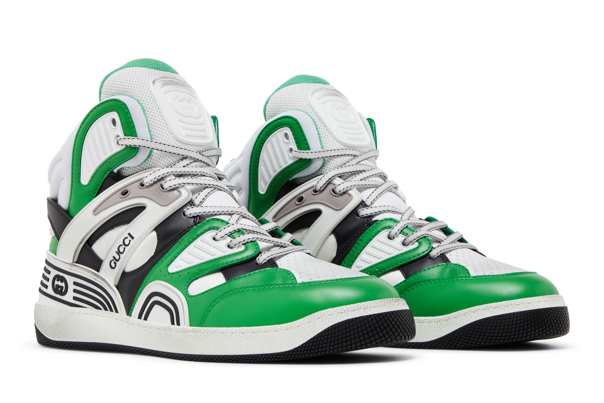 Cheap Gucci Basket High ''Groen Demetra'' 661301-2SH90-3760