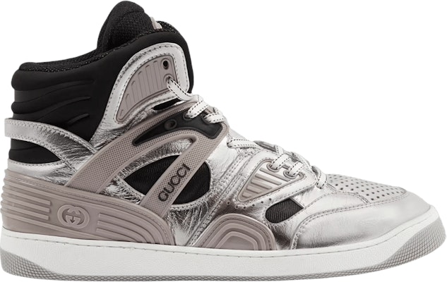 Gucci Basket High 'Silver Black' 724005-AABB8-8142 Buy Gucci Basket High 'Silver Black' 724005-AABB8-8142