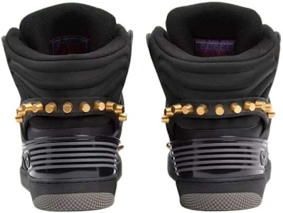 古驰高帮黑色铆钉Demetra运动鞋 699092-2SHJ0-1000 Purchase 古驰高帮黑色铆钉Demetra运动鞋 699092-2SHJ0-1000