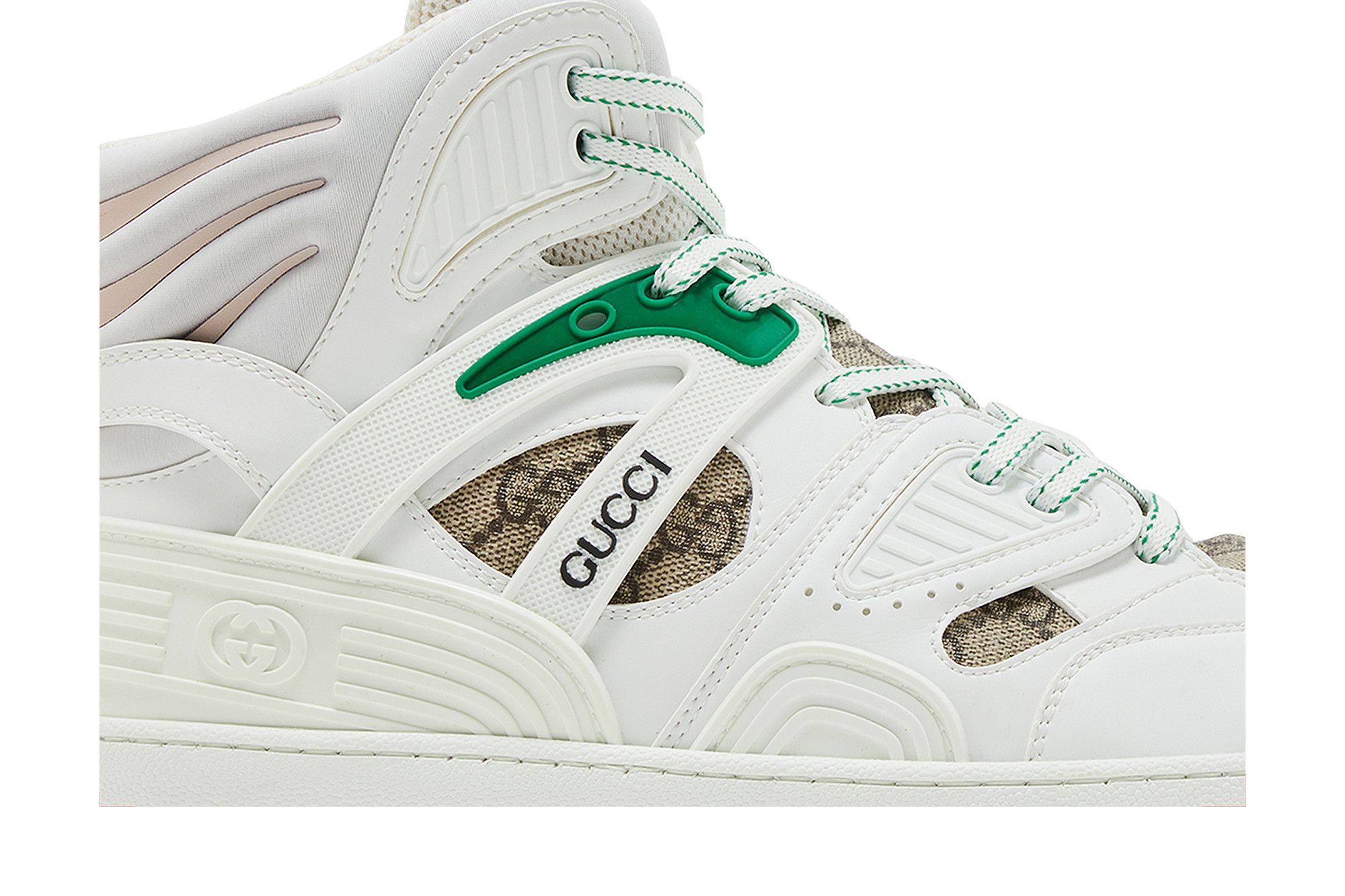 Order Gucci Basket High ''White Demetra Red'' 673077-2SHG0-9076