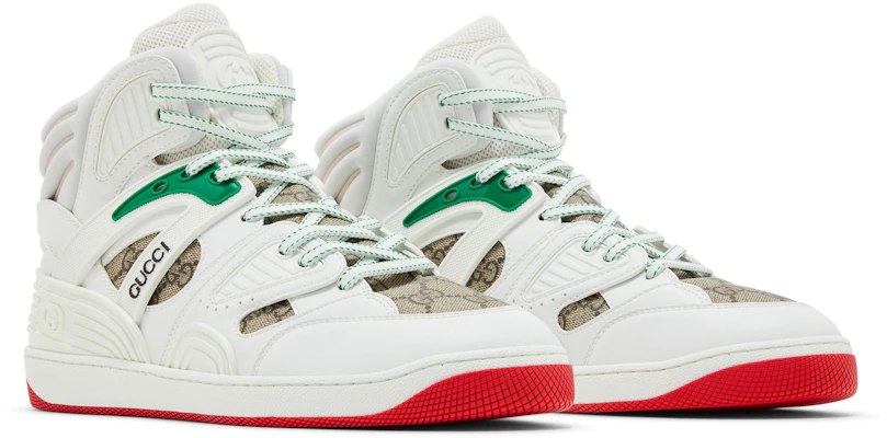Gucci Basket High ''White Demetra Red'' 673077-2SHG0-9076 Cheap Gucci Basket High ''White Demetra Red'' 673077-2SHG0-9076