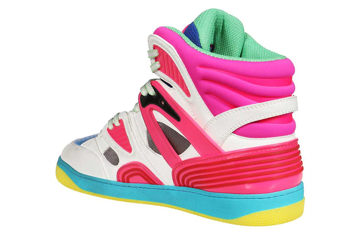 Shop Gucci Basket High ''Wit Roze Blauw'' 661307-2SH80-9063