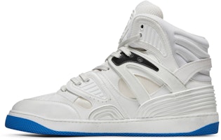 Gucci Basket High Sneaker 'Putih Biru' 661301-2SHA0-9014 Lookbook Gucci Basket High Sneaker 'Putih Biru' 661301-2SHA0-9014