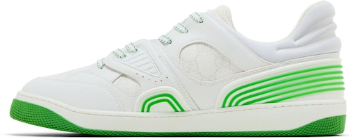 グッチ バスケット ロー "ホワイト/グリーン" (Gucci Basket Low "White/Green") 698785-2SHG0-9089 Lookbook グッチ バスケット ロー "ホワイト/グリーン" (Gucci Basket Low "White/Green") 698785-2SHG0-9089