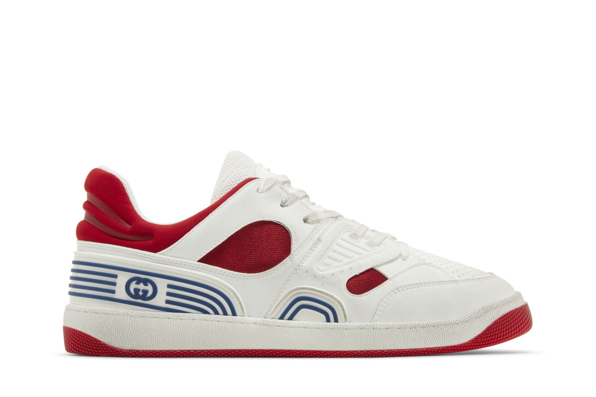 Gucci Basket Low 'White Demetra Red' 697882-2SHJ0-9090
