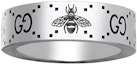 Buy GUCCI Bee Engraved Double G Aged 925 Silver Ring Unisex Couple Design White. 728389J84000728