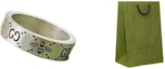 Purchase GUCCI Bee Engraved Double G Aged 925 Silver Ring Unisex Couple Design White. 728389J84000728