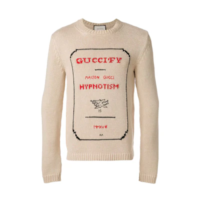 Gucci Beige Cotton Crewneck Pullover Sweater 519444-X9S78-9169