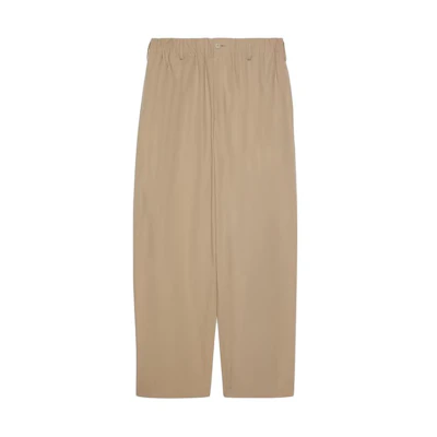 Gucci Beige Logo Embroidered Casual Loose Fit Pants 762088-ZAOSO-1505